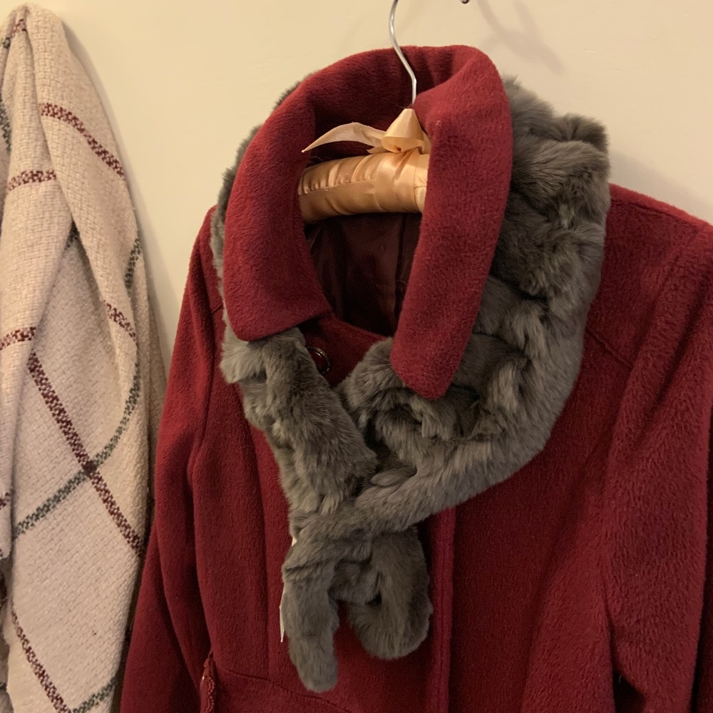 Holt Renfrew Rabbit Fur Scarf by Paul Leinburd NWT